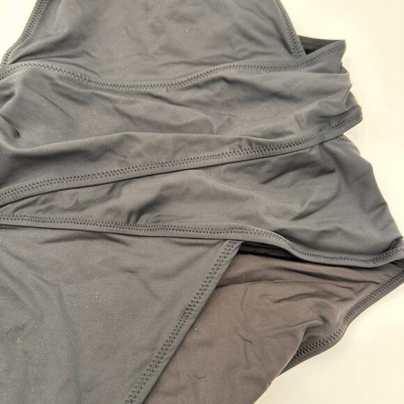 Skims Black Recycled Swim Cut Out Plunge Monokini Swimsuit Size 4X NWT - Picture 3 of 6